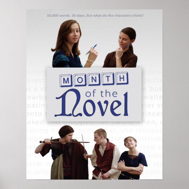 Month of the Novel Season 1 Poster (Front)