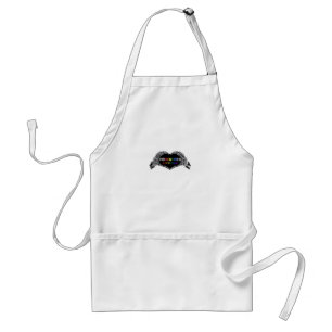 Month Skeleton Heart Hands LGBTQIA  Adult Apron