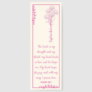 Monthly Bible Verse/September Bookmarks