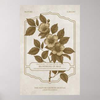 MONTHLY BLOOM - MAY BIRTH FLOWER GIFT POSTER