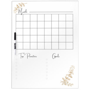 Monthly Business Vision Board