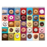 Monthly Donuts Wall Calendar at Zazzle