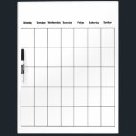 Monthly Dry Erase Whiteboard<br><div class="desc">No need for a full 12 month calendar to keep track of everyone’s schedule when you can customize this dry-erase board to each month. It is featured in three sizes: 8" x 8" (small), 12" x 8" (medium), and 22" x 16" (large). Choose from pre-designed dry-erase boards and customize with...</div>