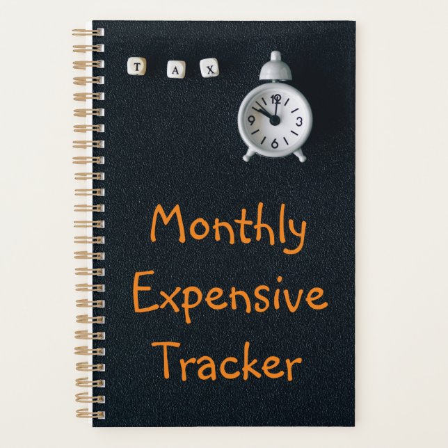 Monthly Expenses Tracker Planner (Front)