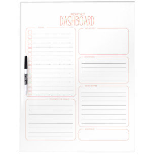 Monthly Organize and Planning Board