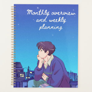 monthly overview and weekly planning planner