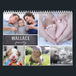Monthly Personalized Multi Photos Family Calendar<br><div class="desc">I love it when I see calendars with personal family photos. We've given them out for our own families in past years and they've always loved it. I'm pleased to offer you this design for your own picture memories to share. The collage template is easy to use and you can...</div>