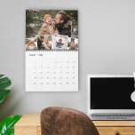 Monthly Photo Collage Family Photos Calendar<br><div class="desc">Photo collage calendar to which you can add five photos to every month in a charming collage with one larger photo and four smaller square photos spread out across the bottom of the larger photo. With five photos per month you can add 60 of your own favorite photos from the...</div>
