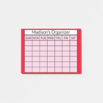 5mm Dot Grid Journal Habit Tracker Month Calendar Rubber Stamp