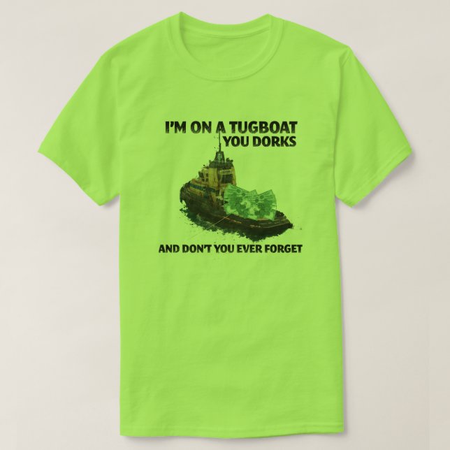 Monthly Tugboat T-Shirt | Zazzle