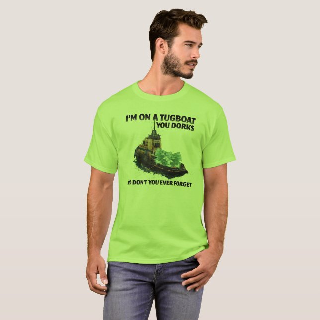 Monthly Tugboat T-Shirt | Zazzle
