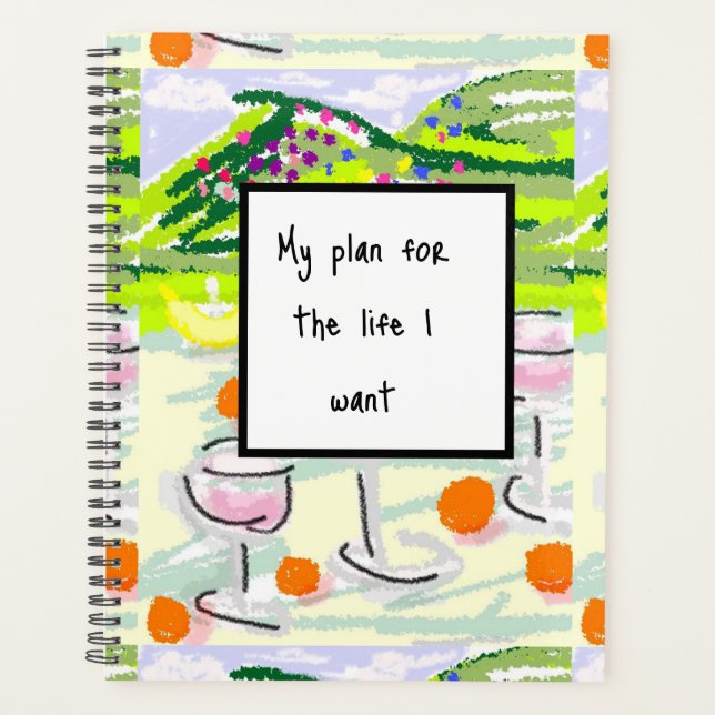 monthly undated planner  (Front)