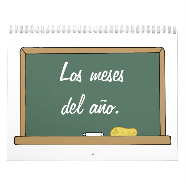 Months in Spanish Calendar (Cover)
