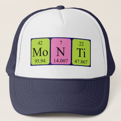 Monti periodic table name hat