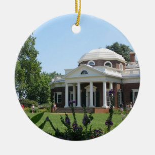 Monticello Christmas Ornament