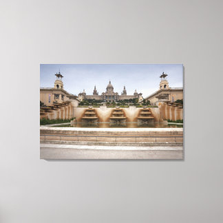 Montjuc Fortress Canvas Print