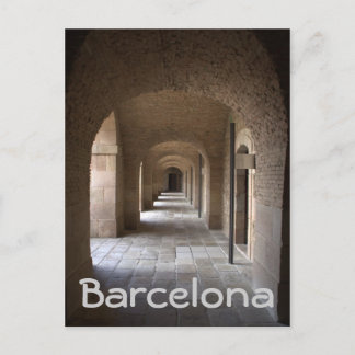 Montjuic Castle, Barcelona Postcard