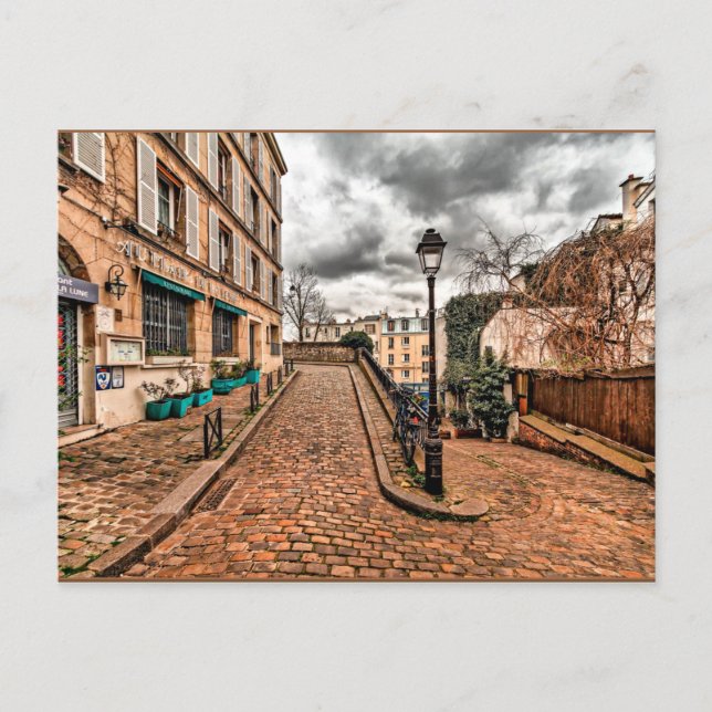 Montmarte, Paris, France Postcard (Front)