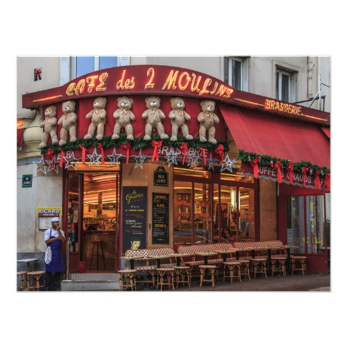 Montmartre Amelie Cafe des 2 Moulins Paris _ Photo Print