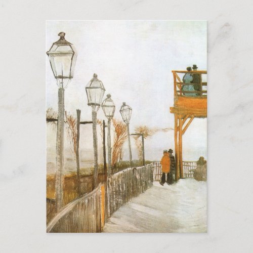 Montmartre by Vincent van Gogh Vintage Fine Art Postcard