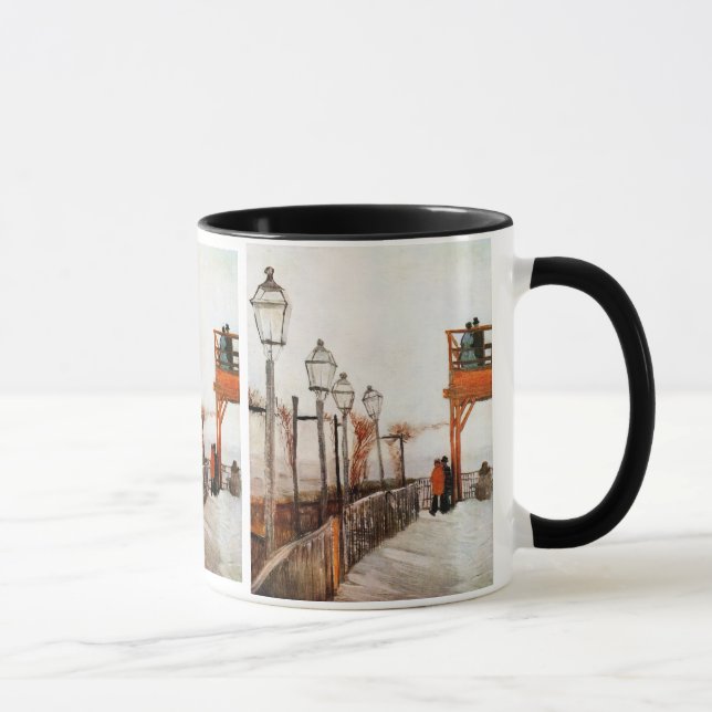 Montmartre (F272) Van Gogh Fine Art Mug (Right)