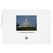Montmartre Greeting/Note Card (Back Horizontal)