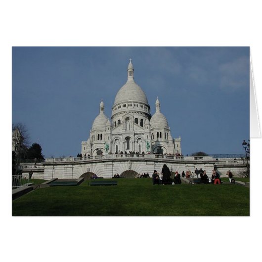 Montmartre Greeting/Note Card (Front Horizontal)