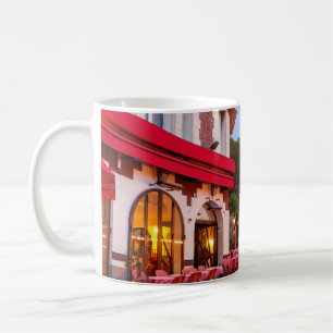 Montmartre in Paris, France Old Street Cafe Coffee Mug