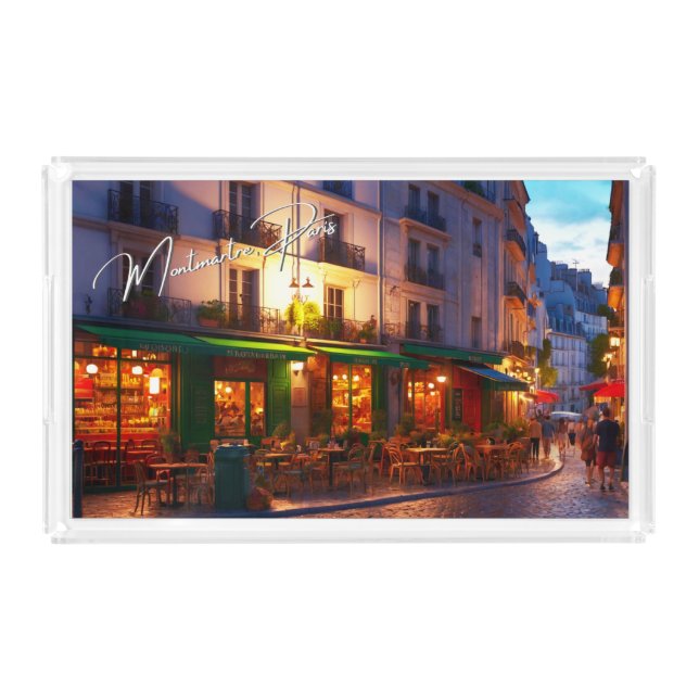 Montmartre in Paris Medium Tray (Front)