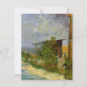 Montmartre Path and Sunflowers by Vincent van Gogh