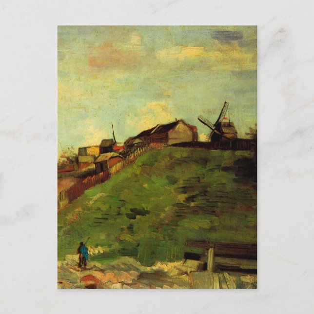 Montmartre: Quarry, the Mills by Vincent van Gogh Postcard (Front)