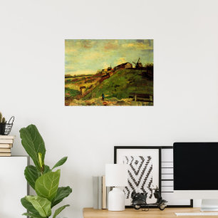 Montmartre: Quarry, the Mills by Vincent van Gogh Poster