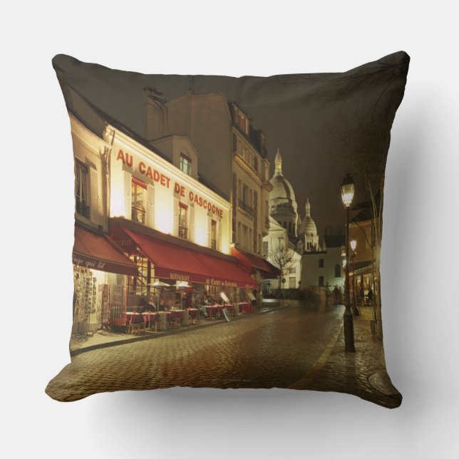 Montmartre Throw Pillow (Front)
