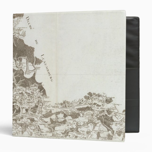 Montmedy, Longwy, Bouillon 3 Ring Binder (Front/Inside)