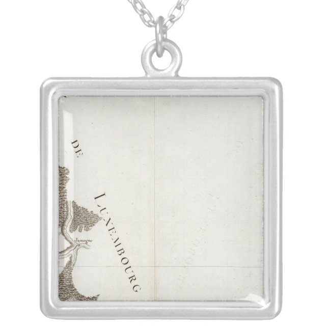 Montmedy, Longwy, Bouillon Silver Plated Necklace (Front)
