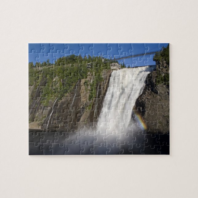 Montmorency Falls near Quebec City. Jigsaw Puzzle (Horizontal)