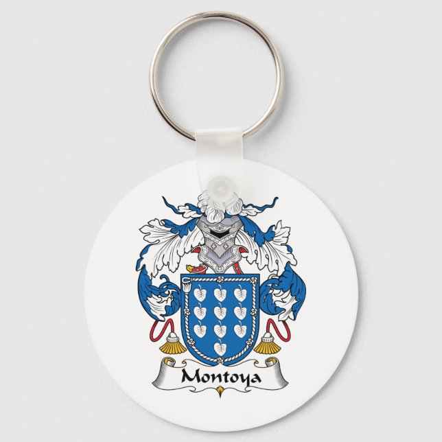Montoya Family Crest Keychain (Front)