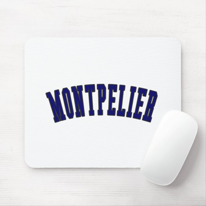 Montpelier in Vermont state flag color Mousepad