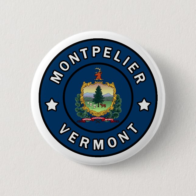 Montpelier Vermont Button (Front)