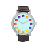 Periodic Table Writer  Montre-bracelet Montres Bracelet