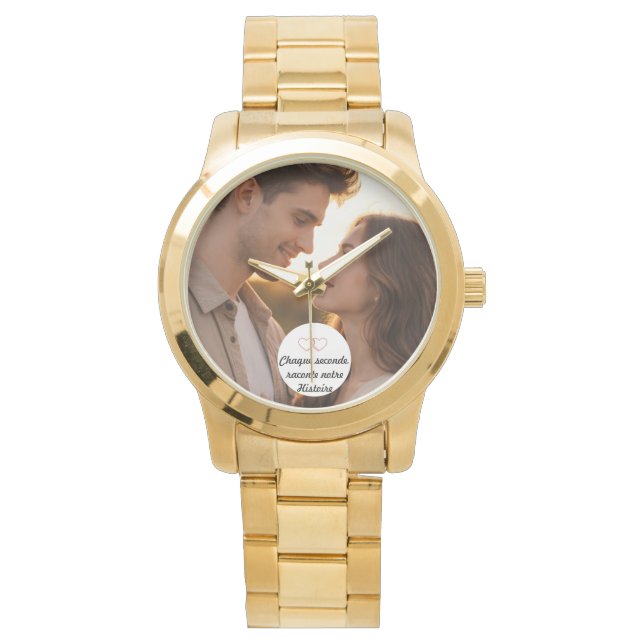 Montre personnalisée avec photo watch (Front)