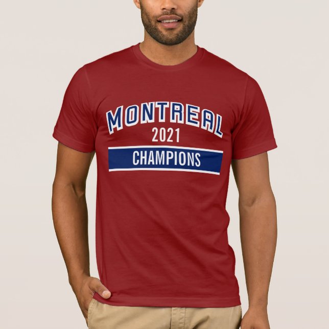 Montreal 2021 Champions T-shirt (Front)