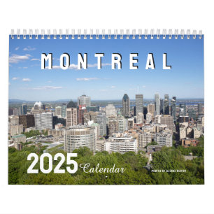 Montreal 2025 Calendar
