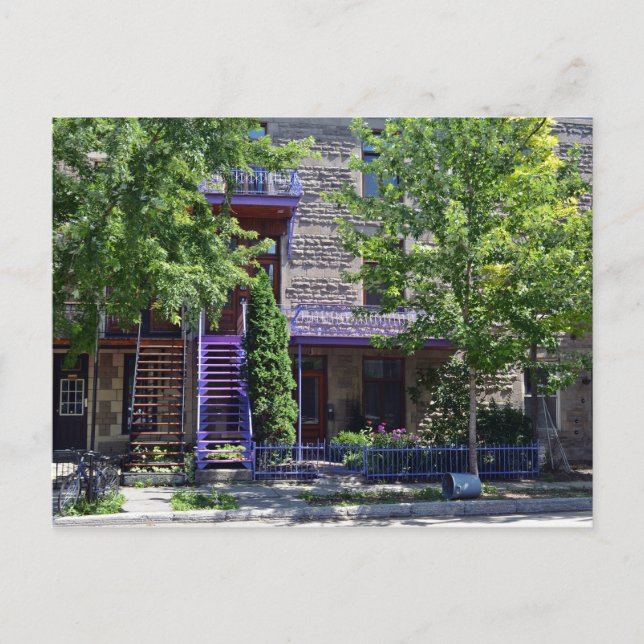Montréal Appartement Postcard (Front)