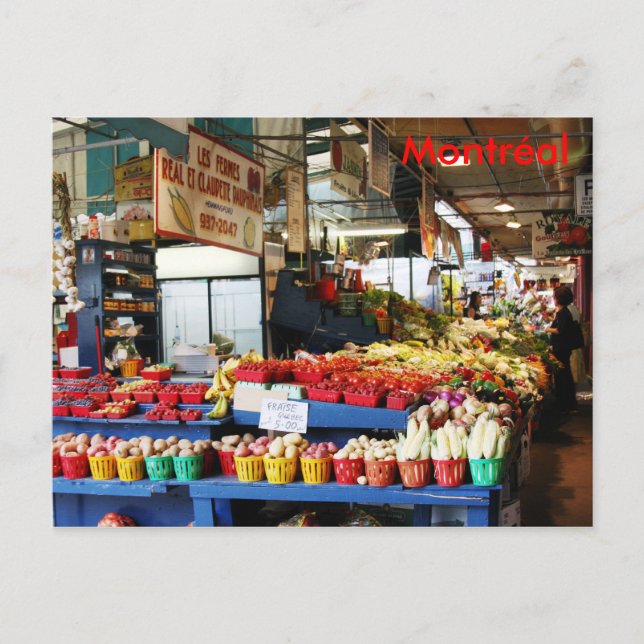 Montreal Atwater Market Postcard (Front)