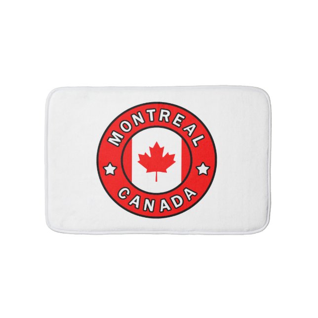 Montreal Canada Bathroom Mat (Front)