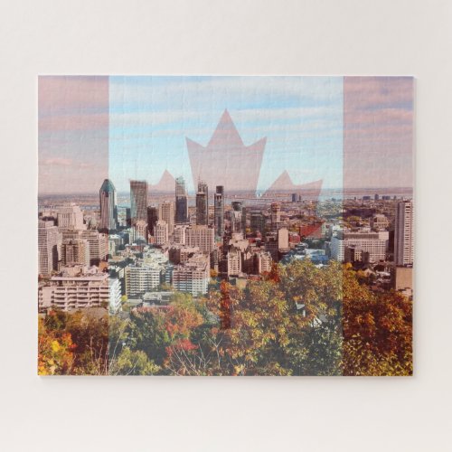 Montreal Canada City Skyline Big Jigsaw Puzzle