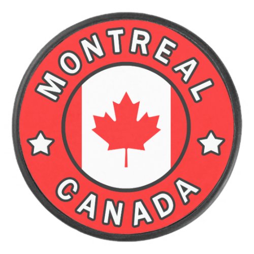 Montreal Canada Hockey Puck