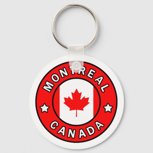 Montreal Canada Keychain