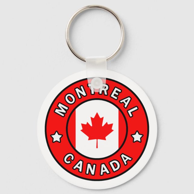 Montreal Canada Keychain (Front)
